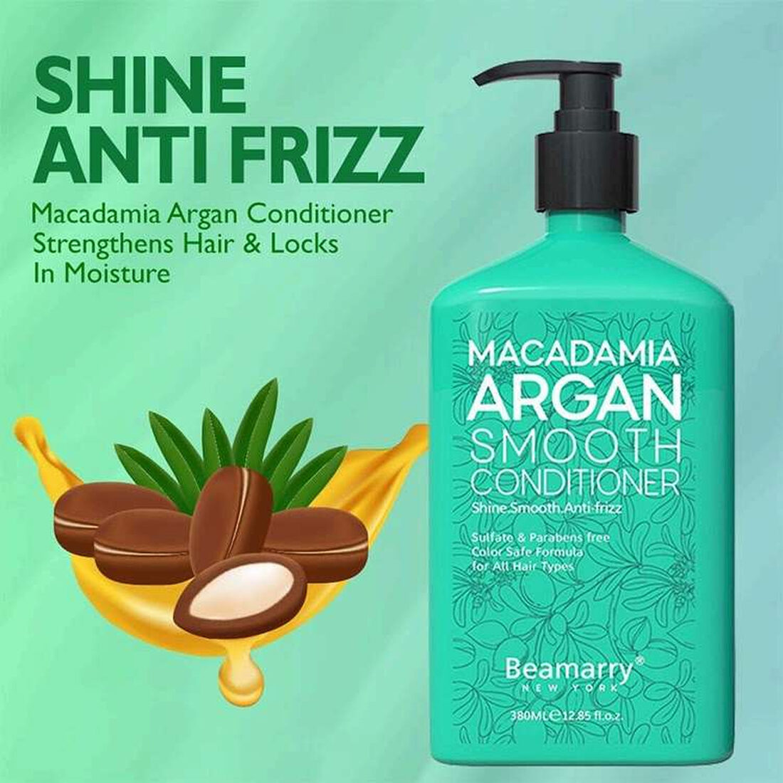 Beamarry Macadamia Argan Smooth shampoo and conditioner
