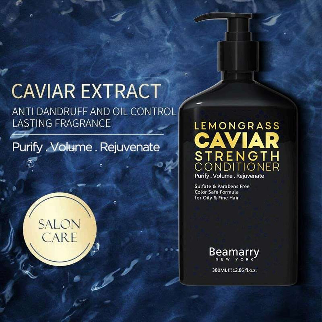 Beamarry Lemongrass Caviar Strength shampoo and conditioner